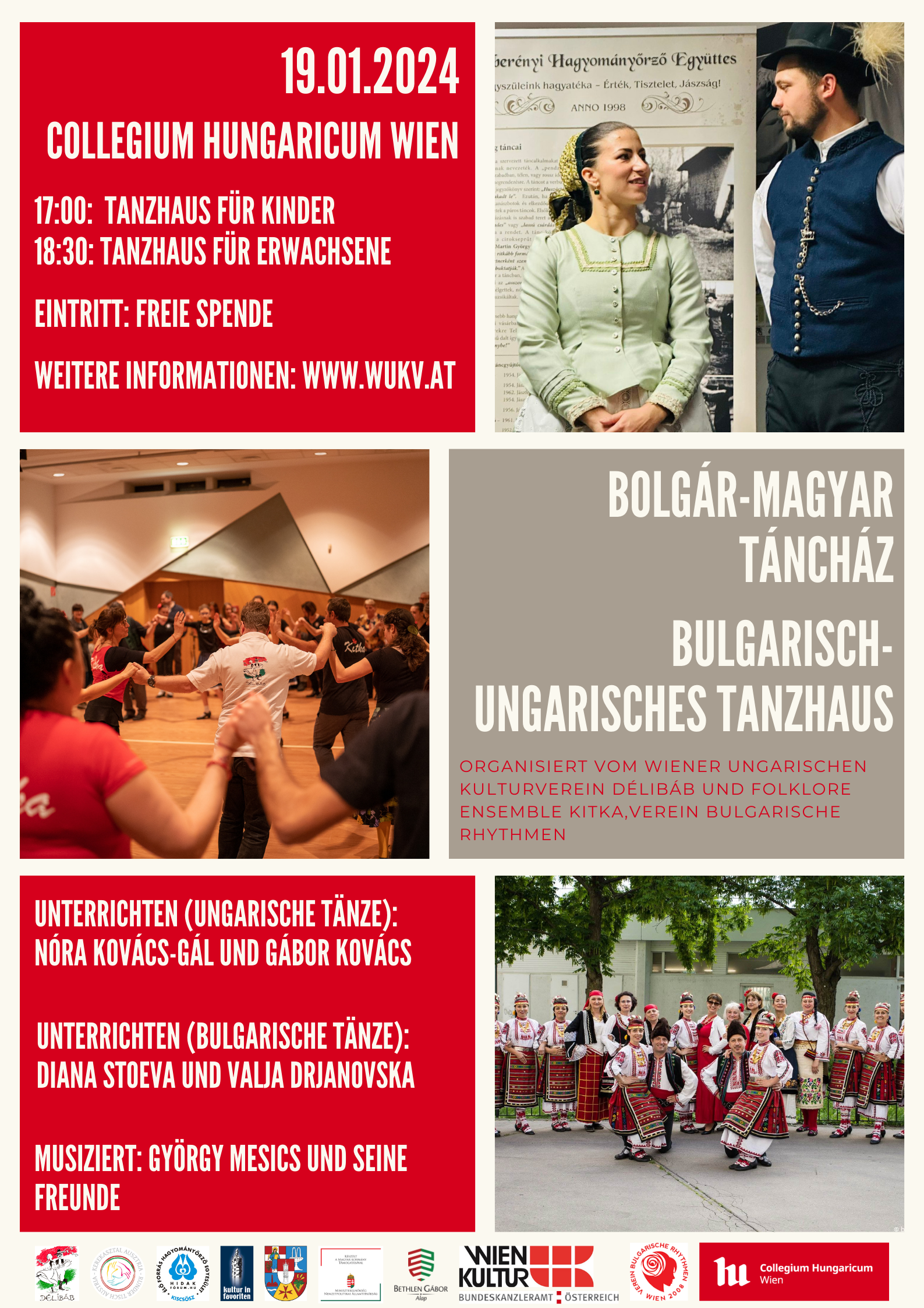 Bolgár-magyar táncház a Délibáb szervezésében